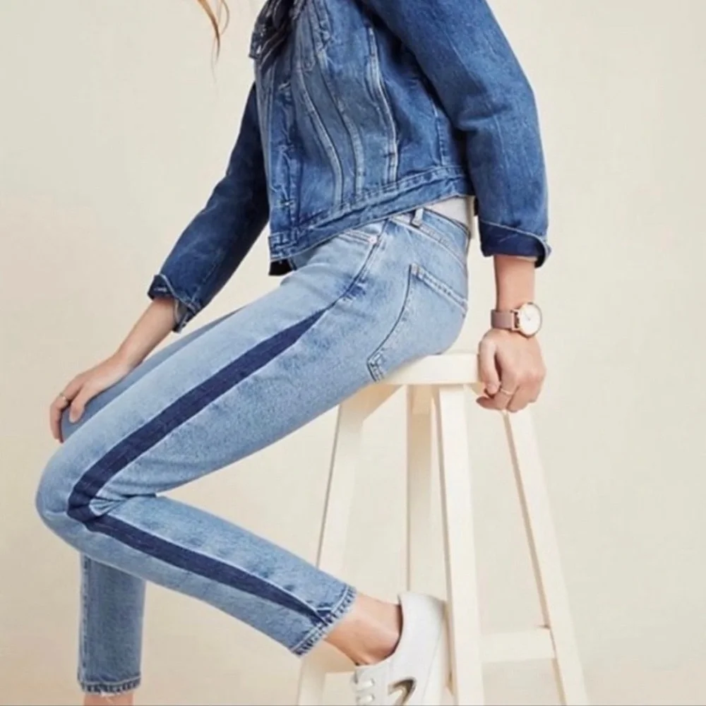 AGOLDE PINCH WAIST HI RISE KICK JEANS - Picture 1 of 16